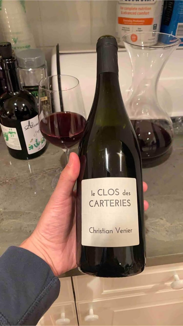 Le Clos des Carteries Rouge - Christian Venier - Christian Venier 