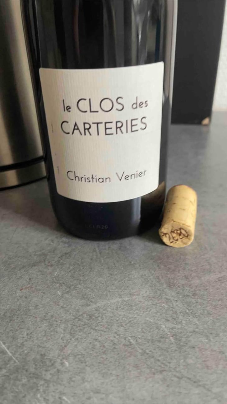 Le Clos des Carteries Rouge - Christian Venier - Christian Venier 
