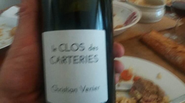 Le Clos des Carteries Rouge - Christian Venier - Christian Venier 