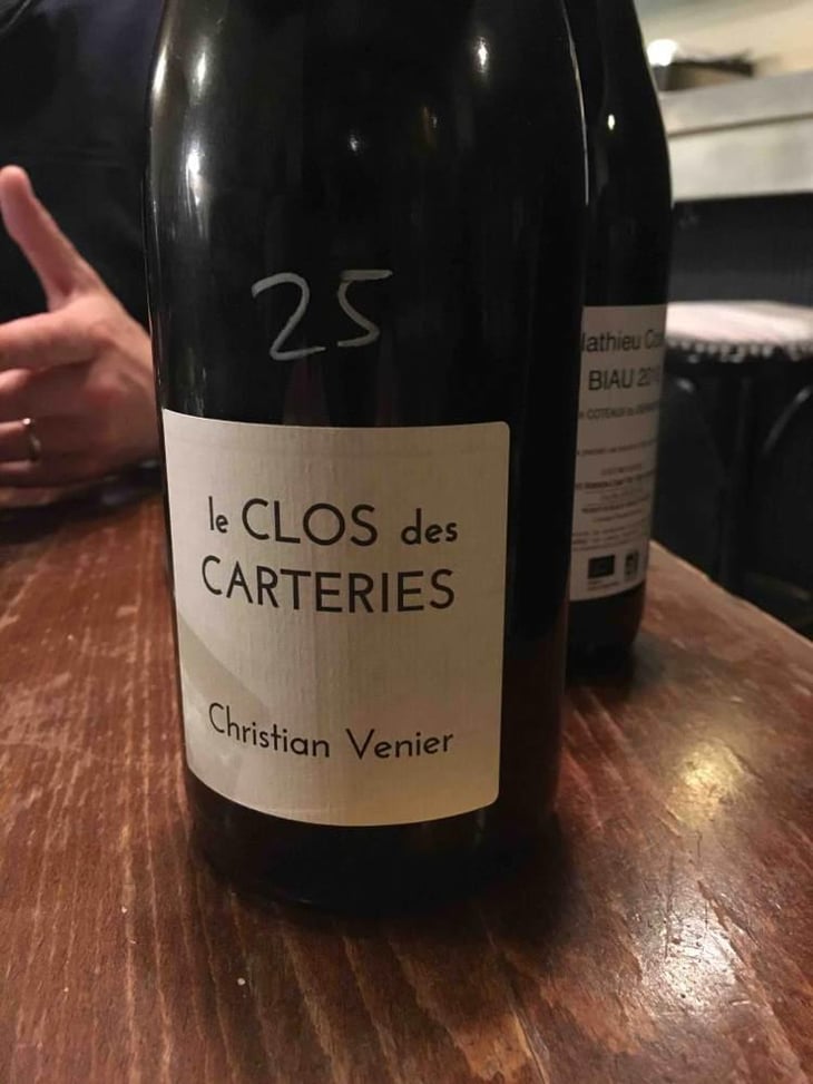 Le Clos des Carteries Rouge - Christian Venier - Christian Venier 