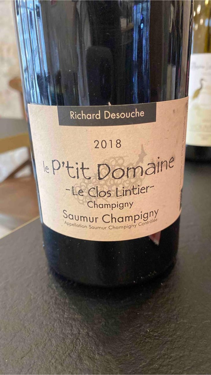 Le clos lintier - Le P’tit Domaine - Richard Desouches -2018