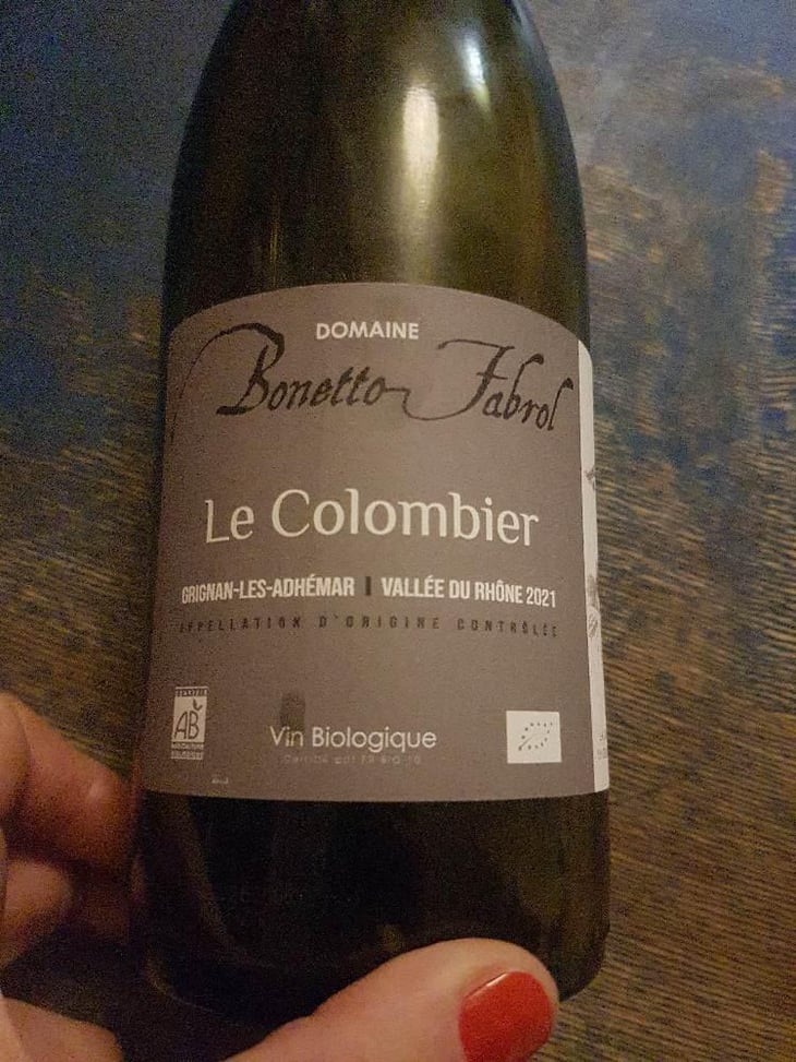 Le Colombier - Domaine Fabrol - Philippe Bonetto Fabrol -2018