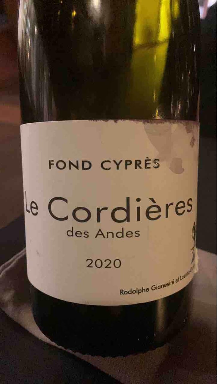 Le Cordières Des Andes - Fond Cyprès - Rodolphe Gianesini & Laetitia Ourliac -2020