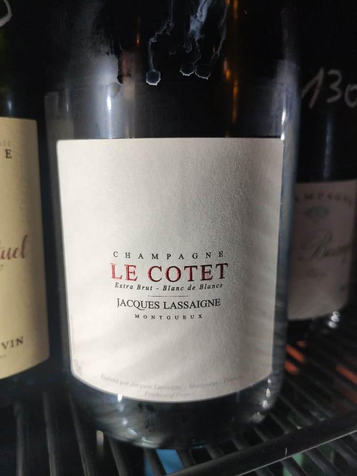Le Cotet - Champagne Jacques Lassaigne - Emmanuel Lassaigne 