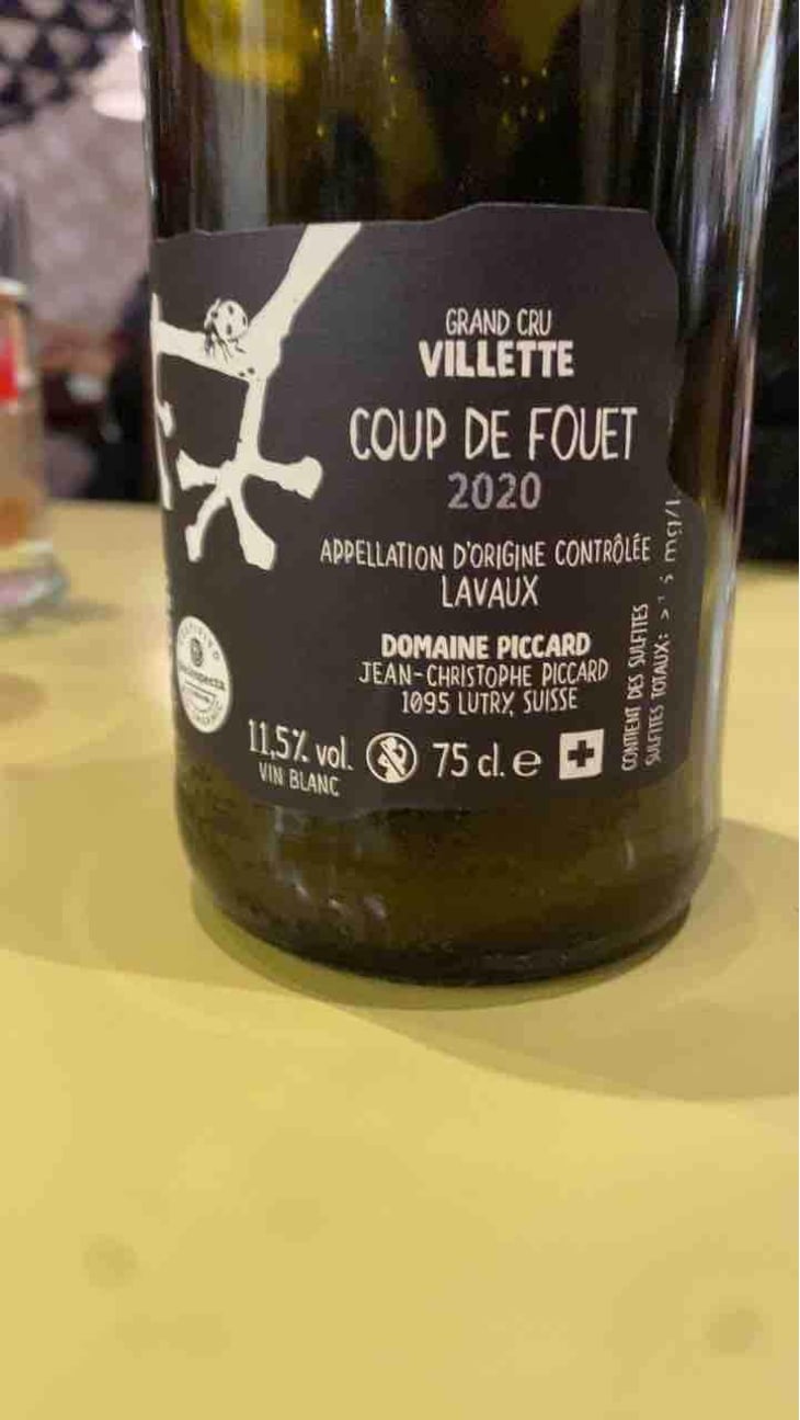Le Coup de Fouet - Domaine Piccard - Jean-Christophe Piccard 