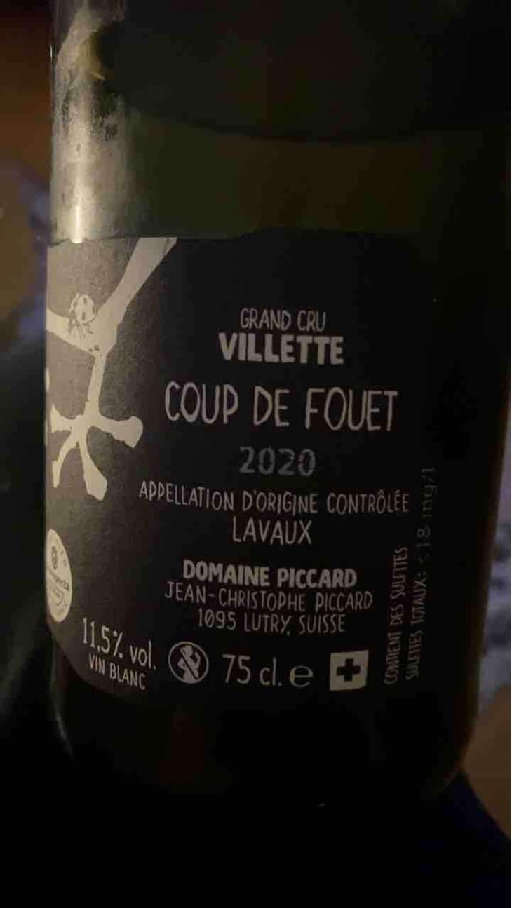 Le Coup de Fouet - Domaine Piccard - Jean-Christophe Piccard 