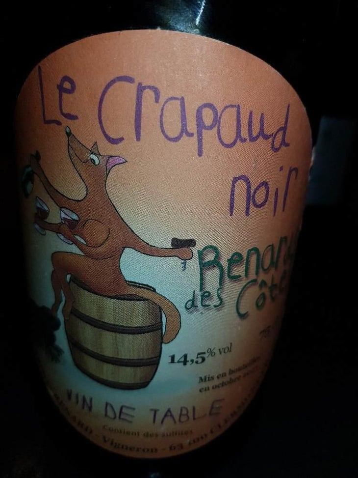 Le Crapaud Noir - Renard des Cotes - Thierry Renard 