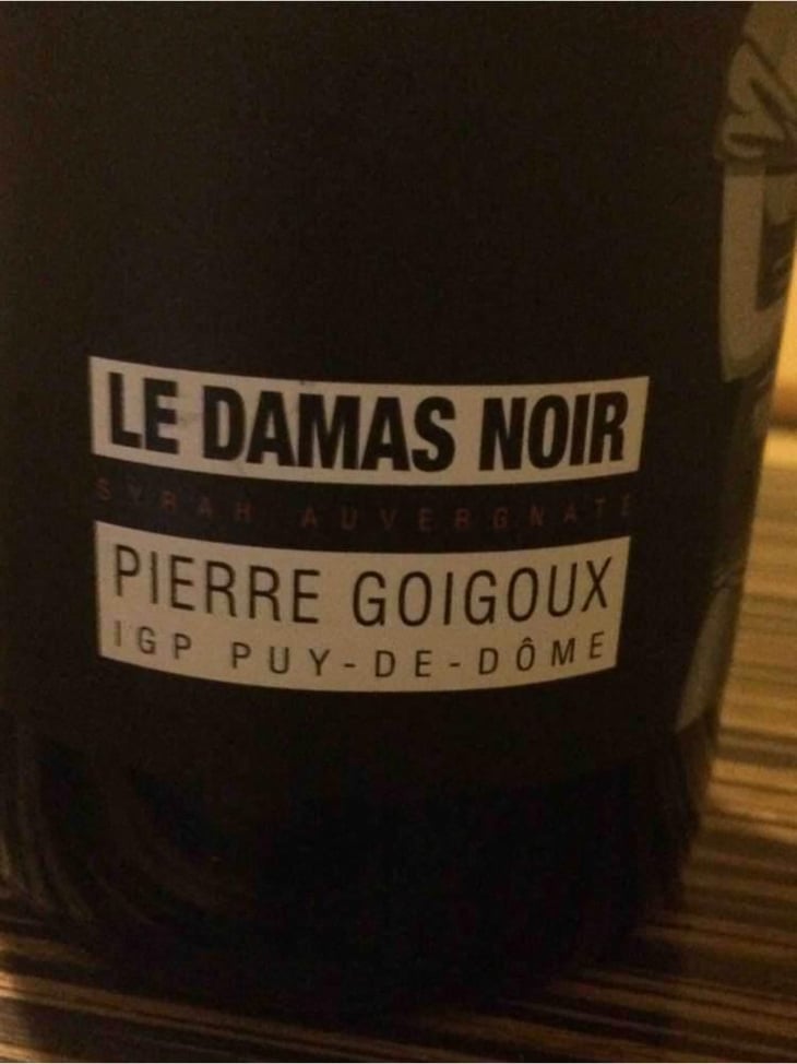 Le Damas Noir - Domaine De La Croix Arpin - Pierre Goigouxi 