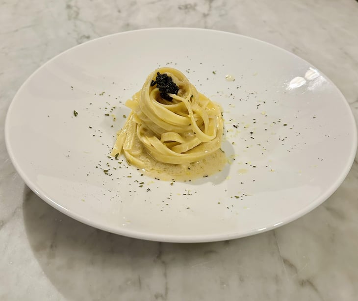 Le Fettuccine Burro E Parmigiano: Acciughe, Limone E Caviale🔥🍋 - Locanda Cansanese - 730511