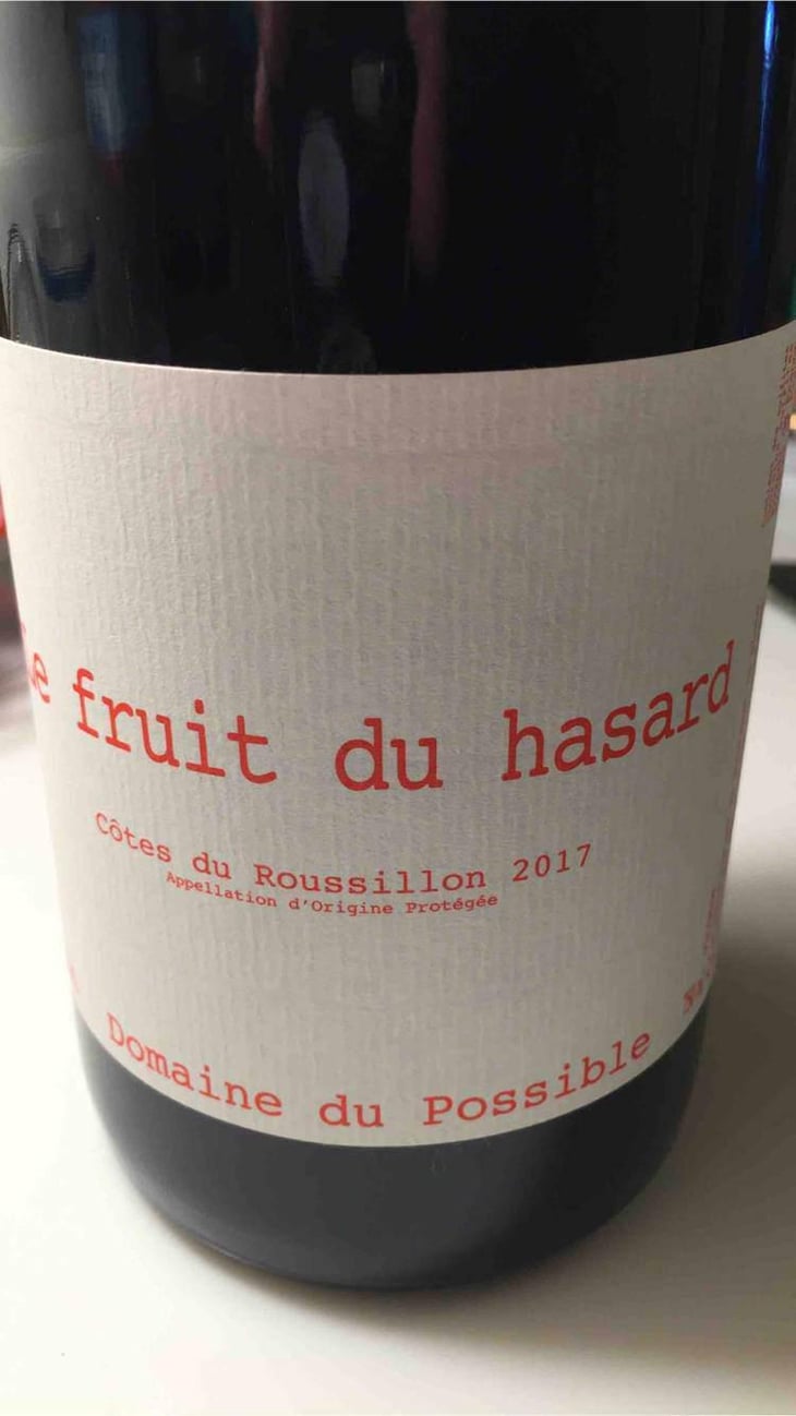 Le Fruit du Hasard - Domaine du Possible - Loïc Roure 