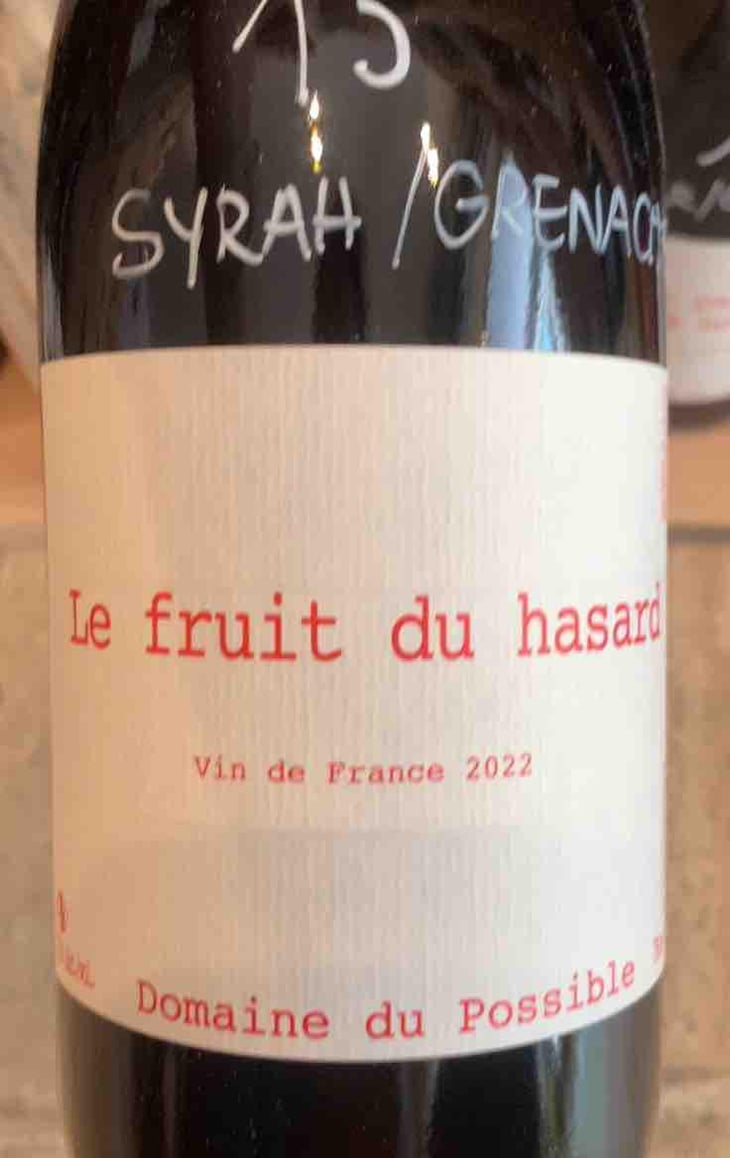 Le Fruit du Hasard - Domaine du Possible - Loïc Roure 