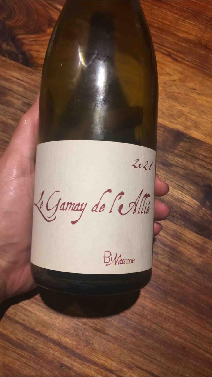 Le Gamay de L'Allié - Domaine Henri Naudin-Ferrand - Claire Naudin 