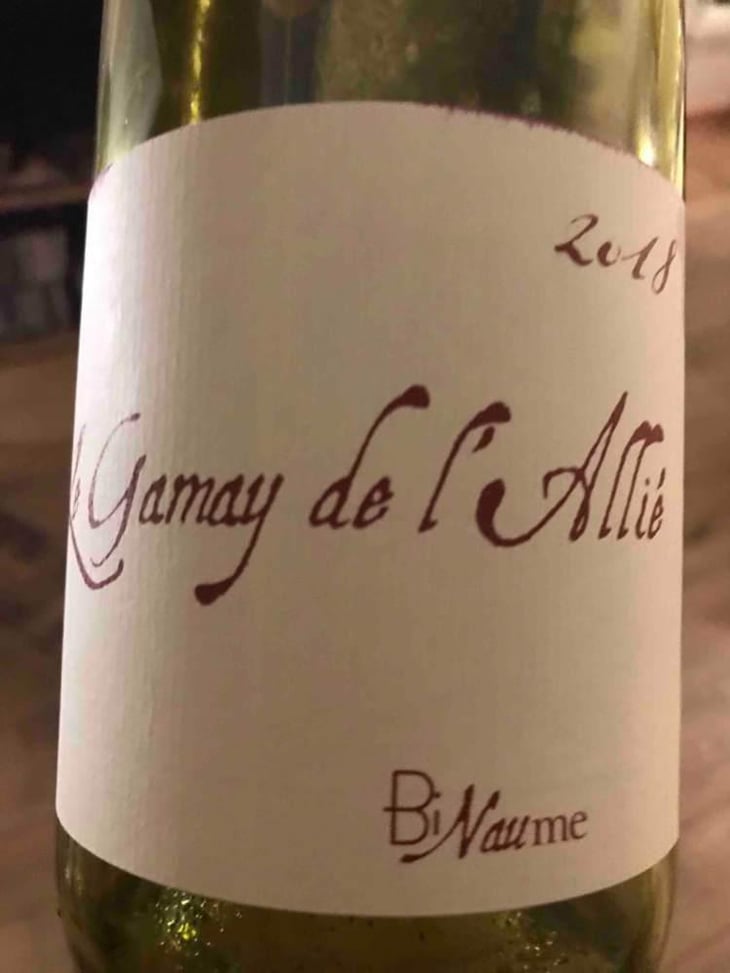 Le Gamay de L'Allié - Domaine Henri Naudin-Ferrand - Claire Naudin 