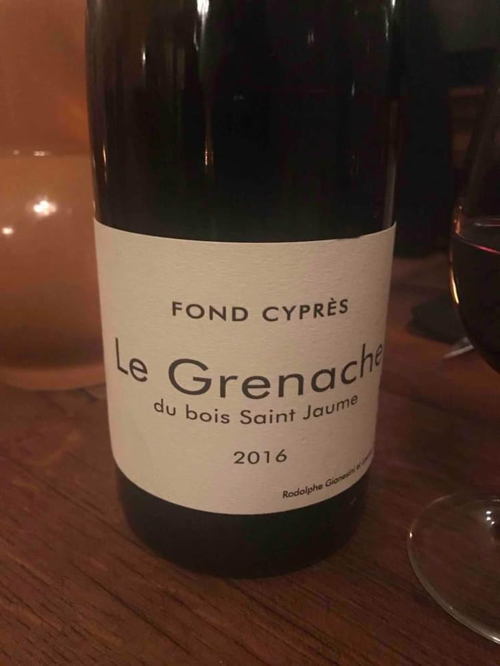 Le Grenache du Bois Saint-Jaume - Fond Cyprès - Rodolphe Gianesini & Laetitia Ourliac 