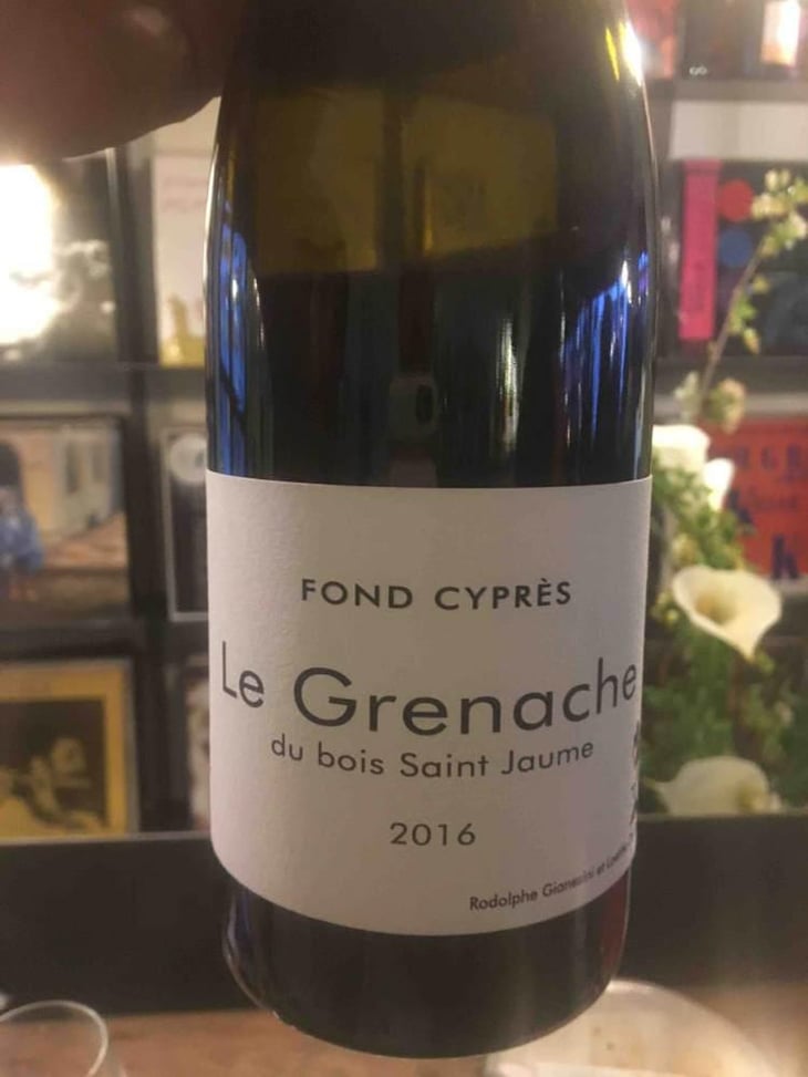 Le Grenache du Bois Saint-Jaume - Fond Cyprès - Rodolphe Gianesini & Laetitia Ourliac 