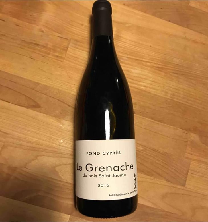 Le Grenache du Bois Saint-Jaume - Fond Cyprès - Rodolphe Gianesini & Laetitia Ourliac 