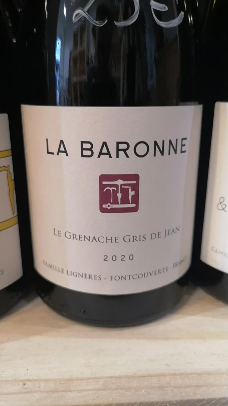Le Grenache Gris de Jean - Château la Baronne - Famille Lignères 