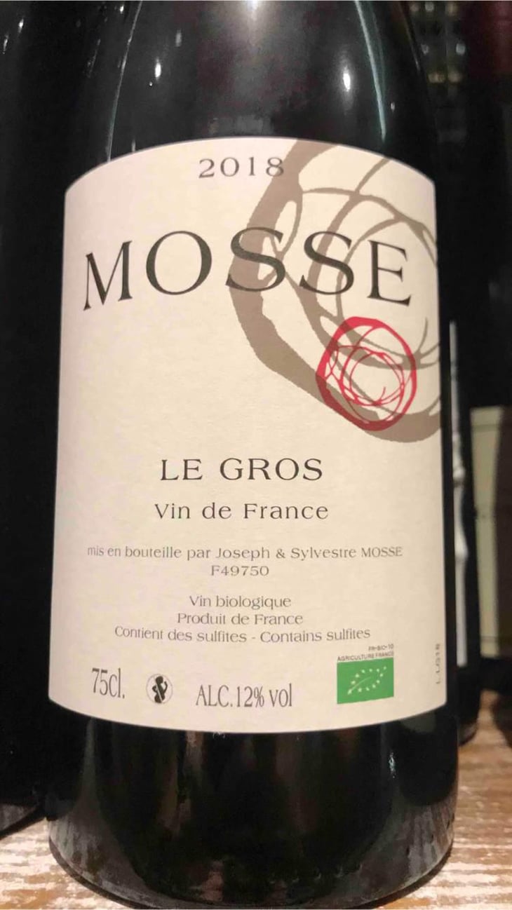 Le Gros - Domaine Mosse - Sylvestre & Joseph Mosse 