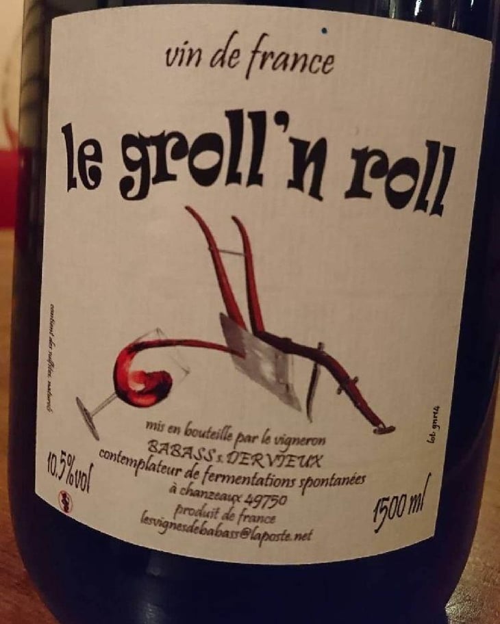 Le Groll'n Roll - Les Vignes de Babass - Sebastien Dervieux 