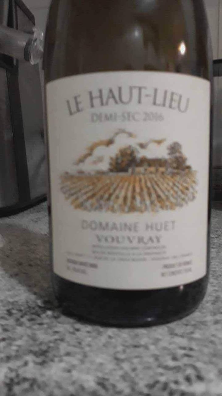 Le Haut-Lieu Demi Sec - Domaine Huet - Benjamin Joliveau 
