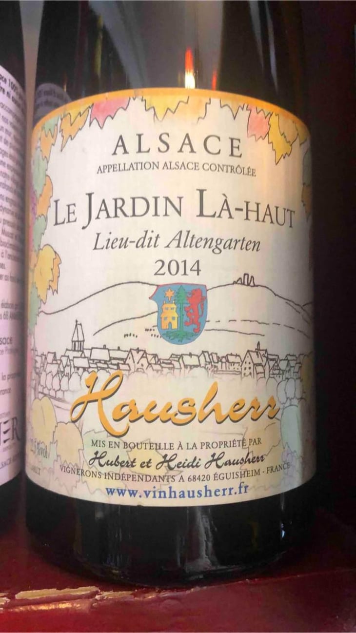 Le Jardin Là Haut Lieu-dit Altengarten - Vin Hausherr - Hubert & Heidi Hausherr 