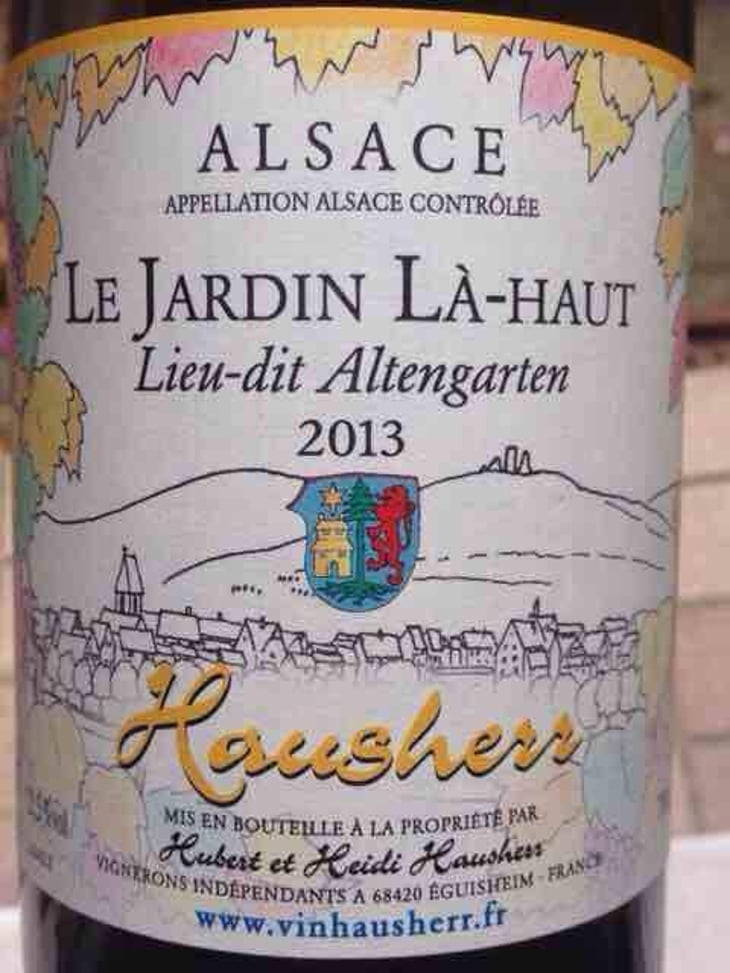 Le Jardin Là Haut Lieu-dit Altengarten - Vin Hausherr - Hubert & Heidi Hausherr 