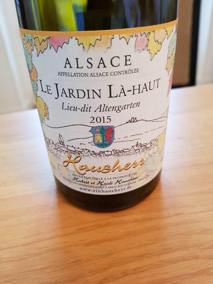 Le Jardin Là Haut Lieu-dit Altengarten - Vin Hausherr - Hubert & Heidi Hausherr 