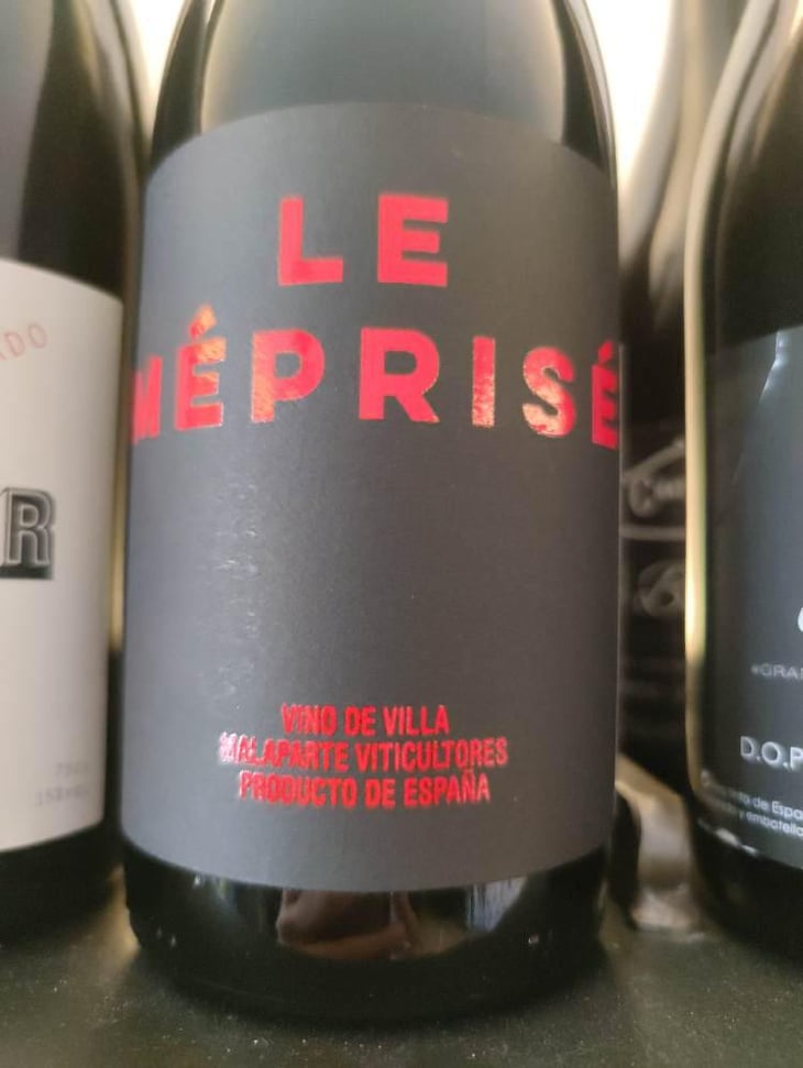Le Méprisé (Tinto) - Vinos Malaparte - Elisa De Frutos & Ruben Salamanca 