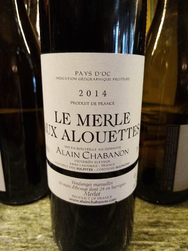 Le Merle Aux Alouettes - Domaine Alain Chabanon - Alain Chabanon -2014