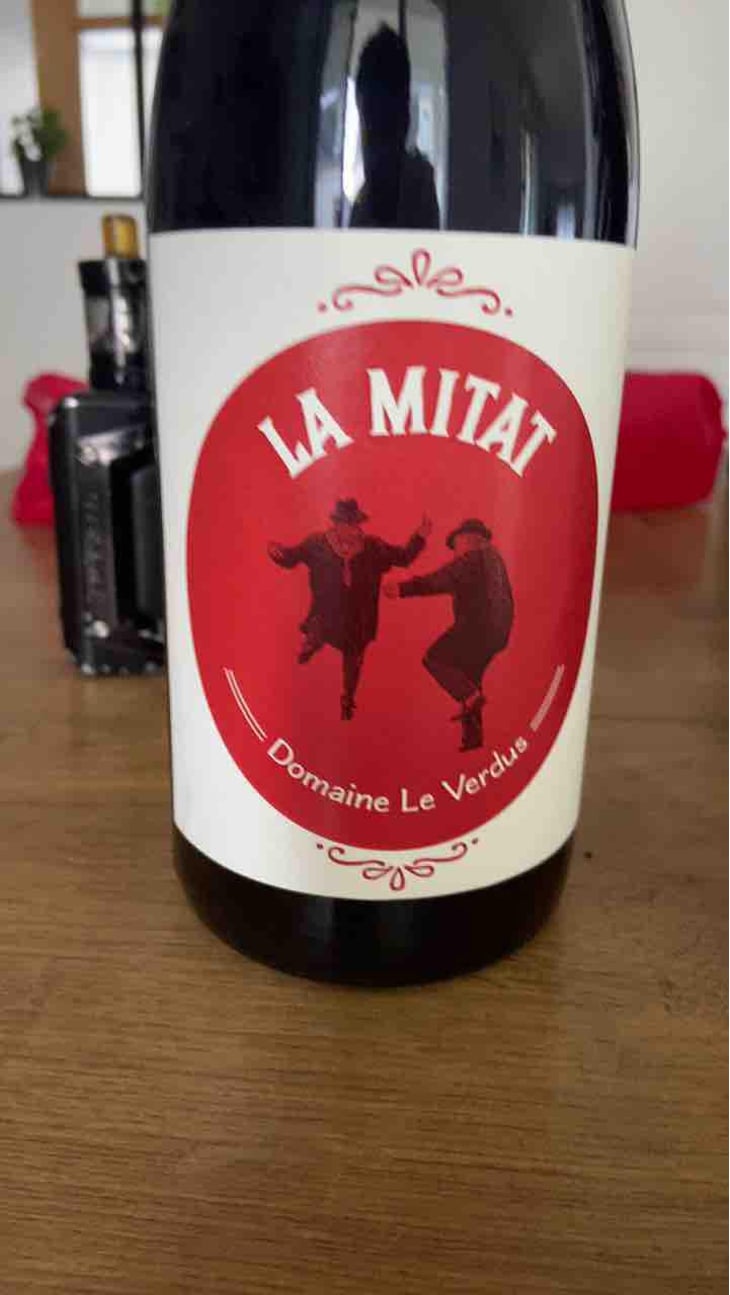 La Mitat Rouge - Domaine Le Verdus - Aline Solignac & Philippe Rousseau -2022