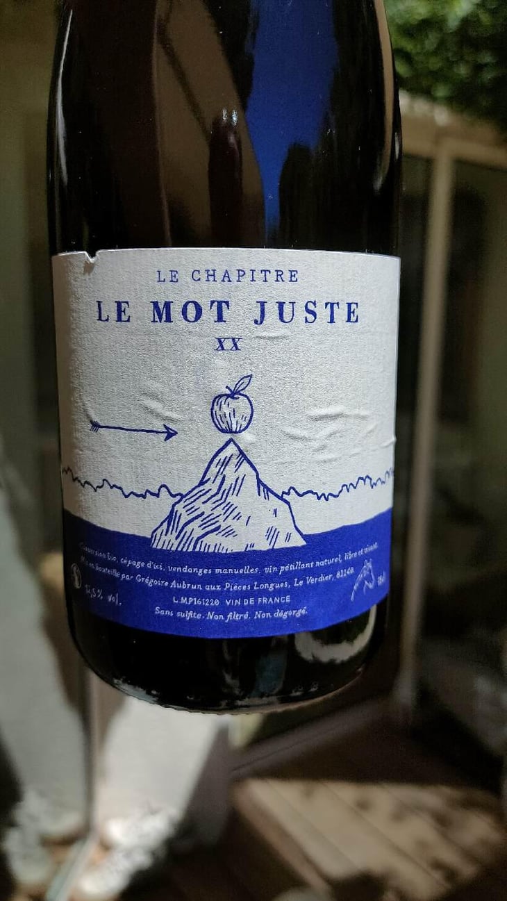 Le Mot Juste - Le Chapitre - Gregoire Aubrun -2020