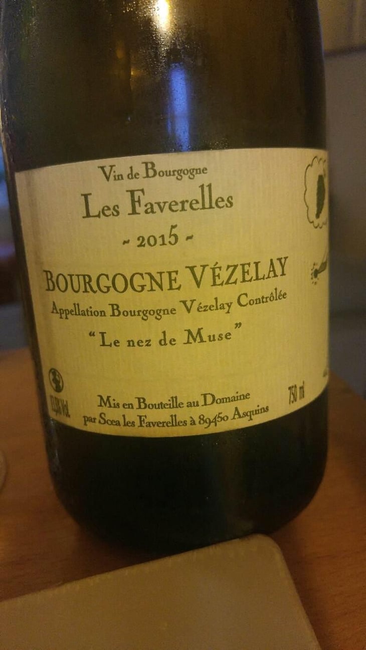 Le nez de Muse blanc - Domaine des Faverelles - Isabelle & Patrick Georgelin 