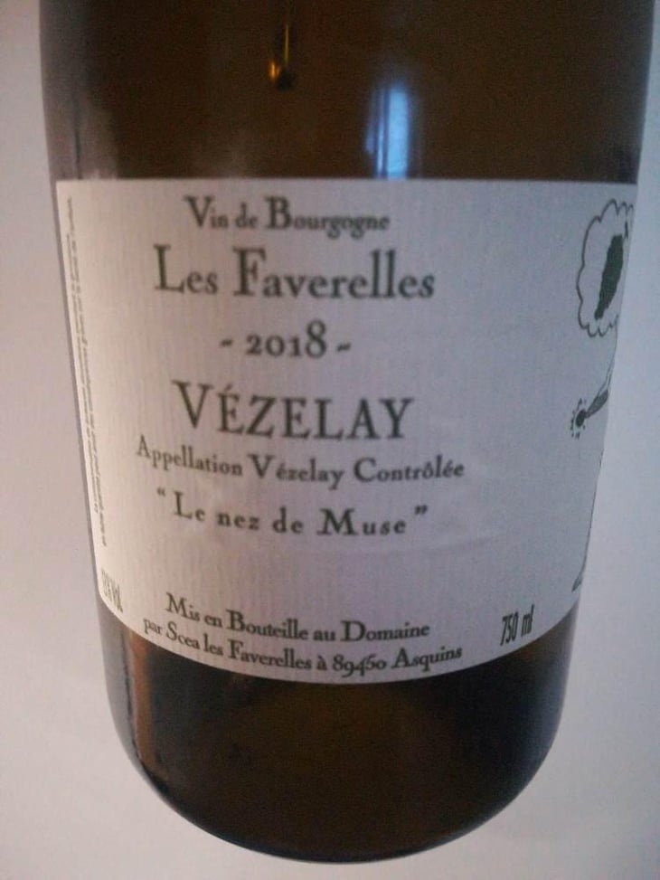 Le nez de Muse blanc - Domaine des Faverelles - Isabelle & Patrick Georgelin 