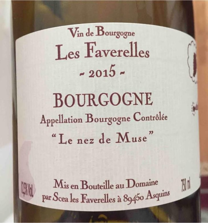 Le nez de Muse rouge - Domaine des Faverelles - Isabelle & Patrick Georgelin 