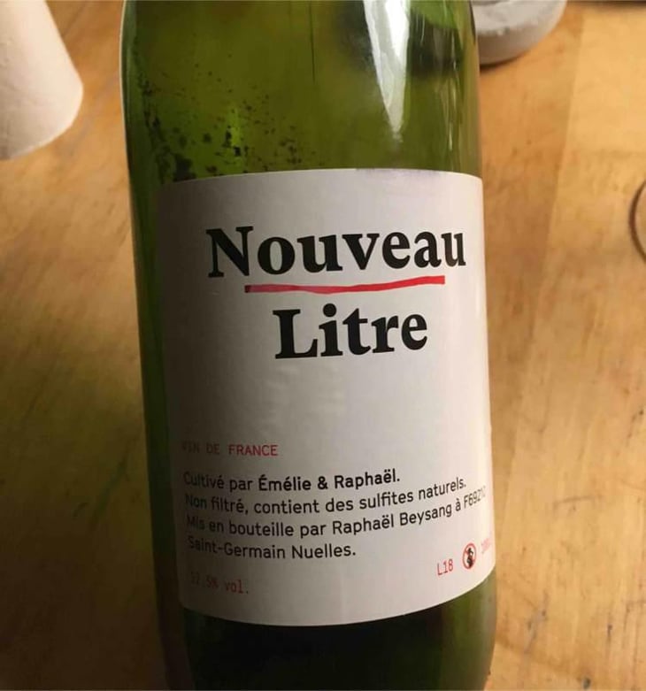Le Nouveau Litre - Lapins Des Vignes - Raphaël Beysang & Emélie Hurtubise 