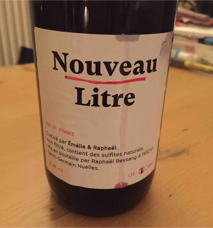 Le Nouveau Litre - Lapins Des Vignes - Raphaël Beysang & Emélie Hurtubise 