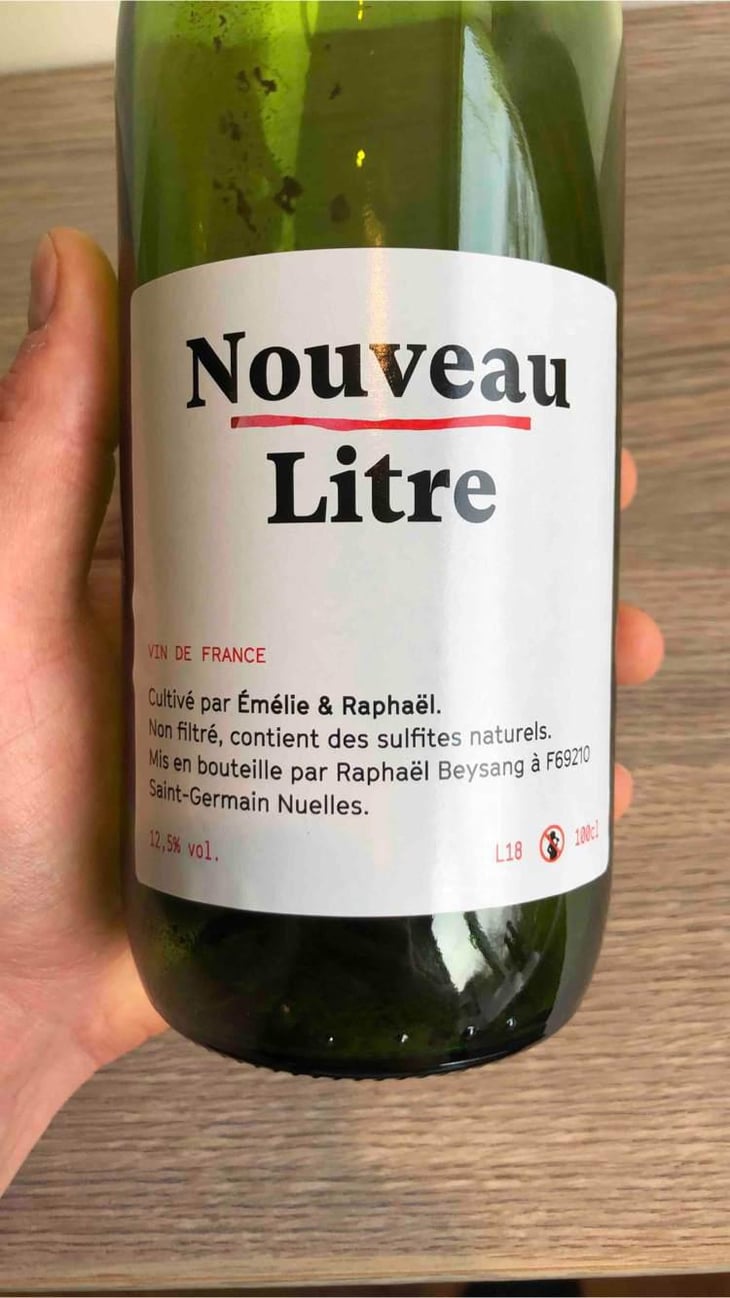 Le Nouveau Litre - Lapins Des Vignes - Raphaël Beysang & Emélie Hurtubise 