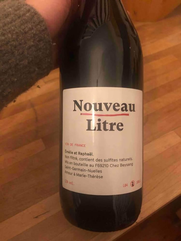 Le Nouveau Litre - Lapins Des Vignes - Raphaël Beysang & Emélie Hurtubise 