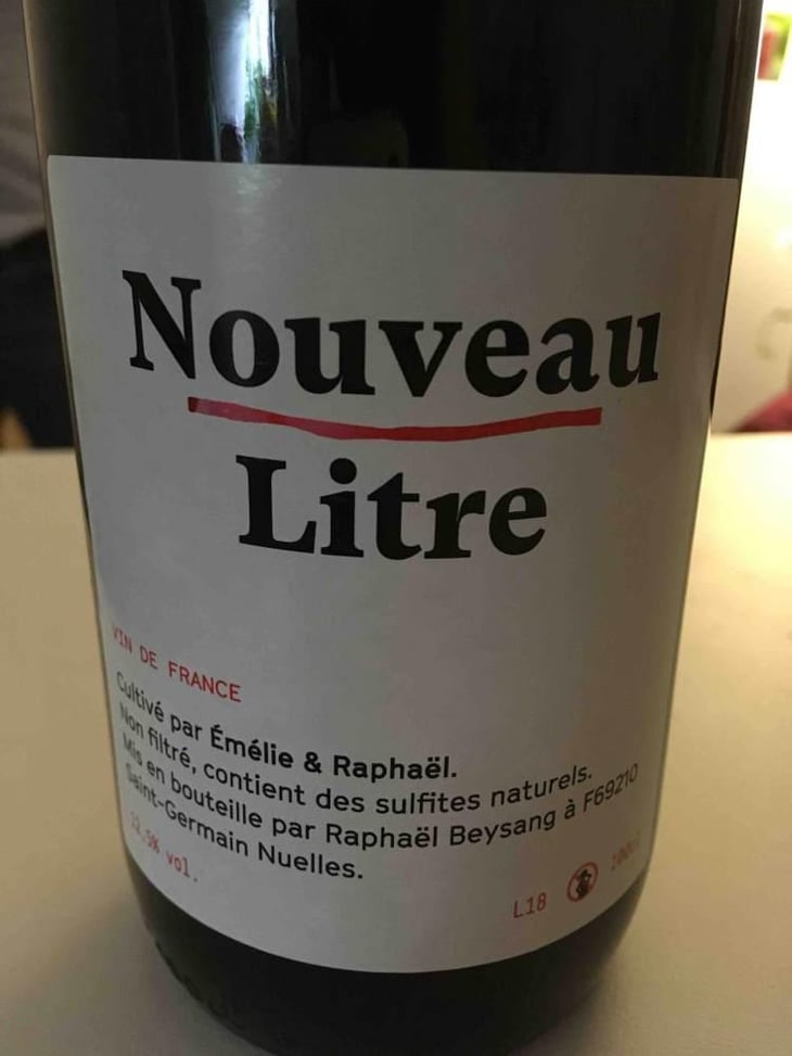 Le Nouveau Litre - Lapins Des Vignes - Raphaël Beysang & Emélie Hurtubise 