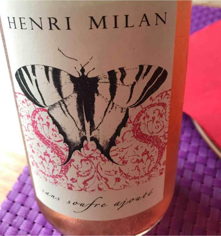 Le Papillon Rosé - Domaine Milan - Emma, Théophile & Henri Milan 