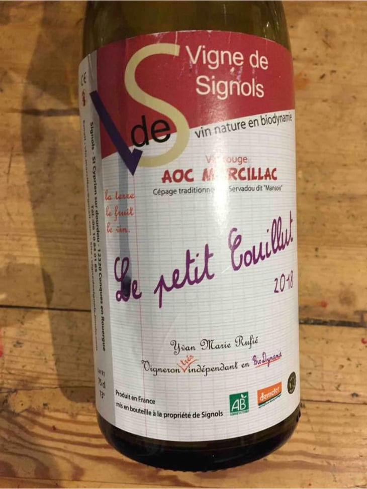 Le Petit Couillut - Vigne De Signols - Yvan-Marie Ruffié 