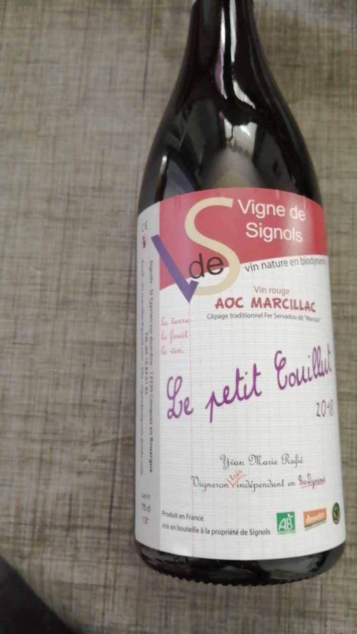 Le Petit Couillut - Vigne De Signols - Yvan-Marie Ruffié 