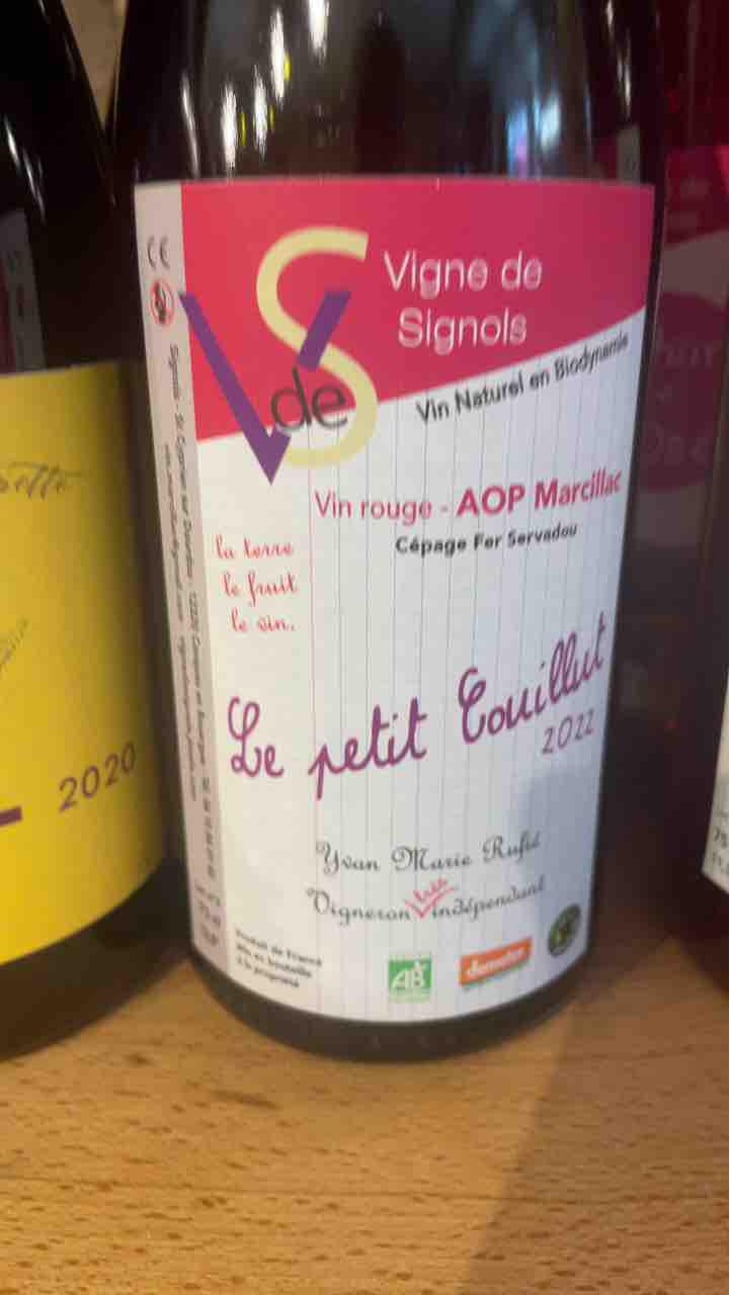 Le Petit Couillut - Vigne De Signols - Yvan-Marie Ruffié 