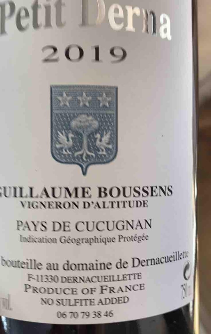 Le Petit Derna - Domaine Dernacueillette - Guillaume Boussens 