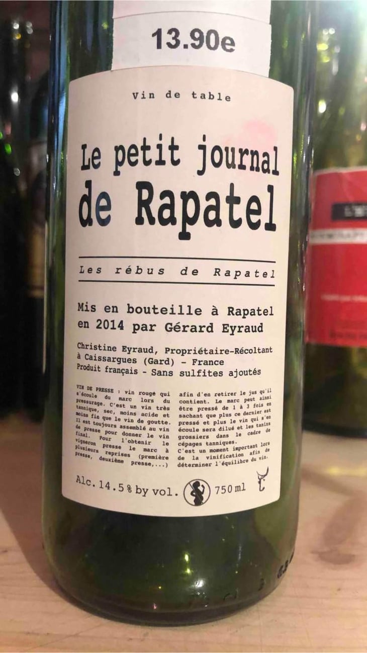 Le Petit Journal De Rapatel - Domaine de Rapatel - Gérard Eyraud 