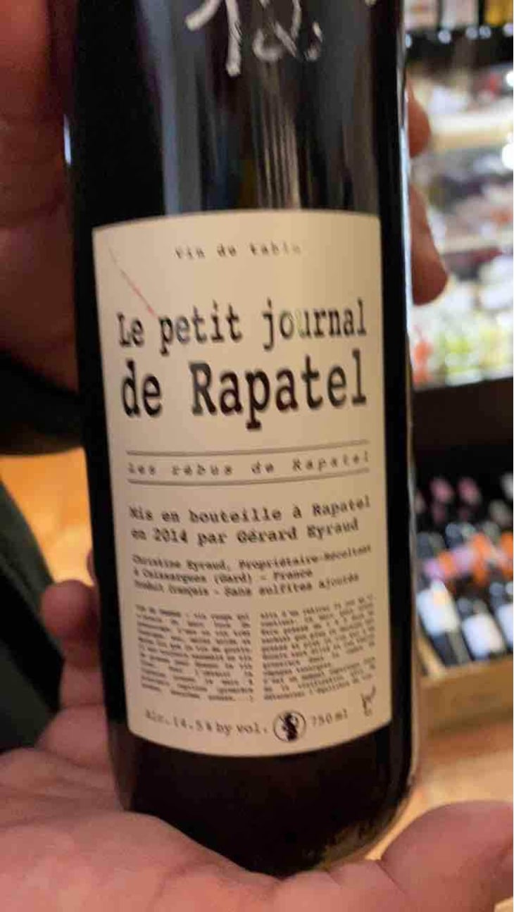 Le Petit Journal De Rapatel - Domaine de Rapatel - Gérard Eyraud 