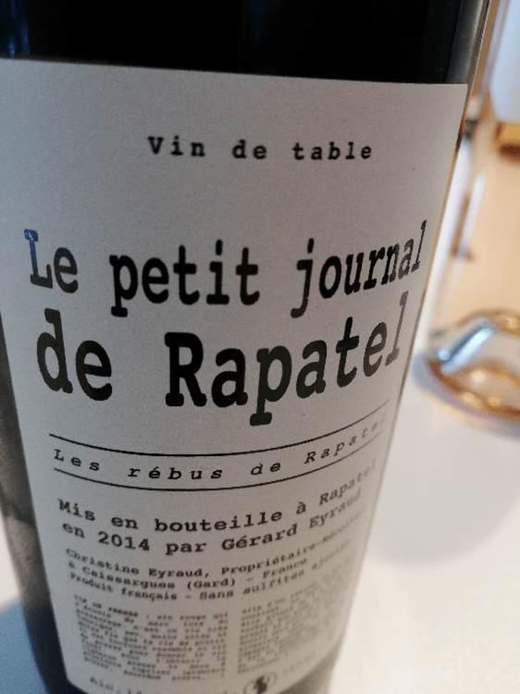 Le Petit Journal De Rapatel - Domaine de Rapatel - Gérard Eyraud 