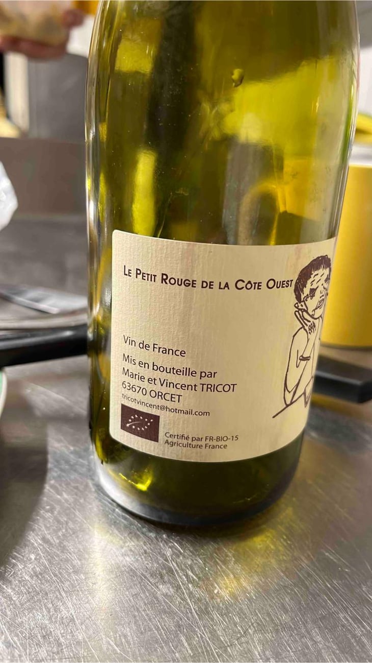 Le Petit Rouge de la Cote Ouest - Marie et Vincent Tricot - Vincent et Marie Tricot 