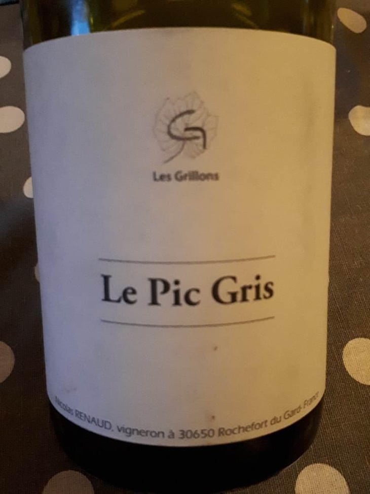 Le Pic Gris - Clos des Grillons - Nicolas Renaud 