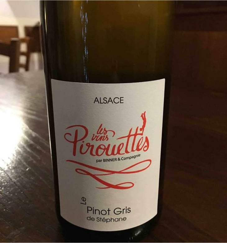 Le Pinot Gris de Stéphane - Les Vins Pirouettes - Pierre Sanchez, Rémi Ségura & Xavier Couturier 